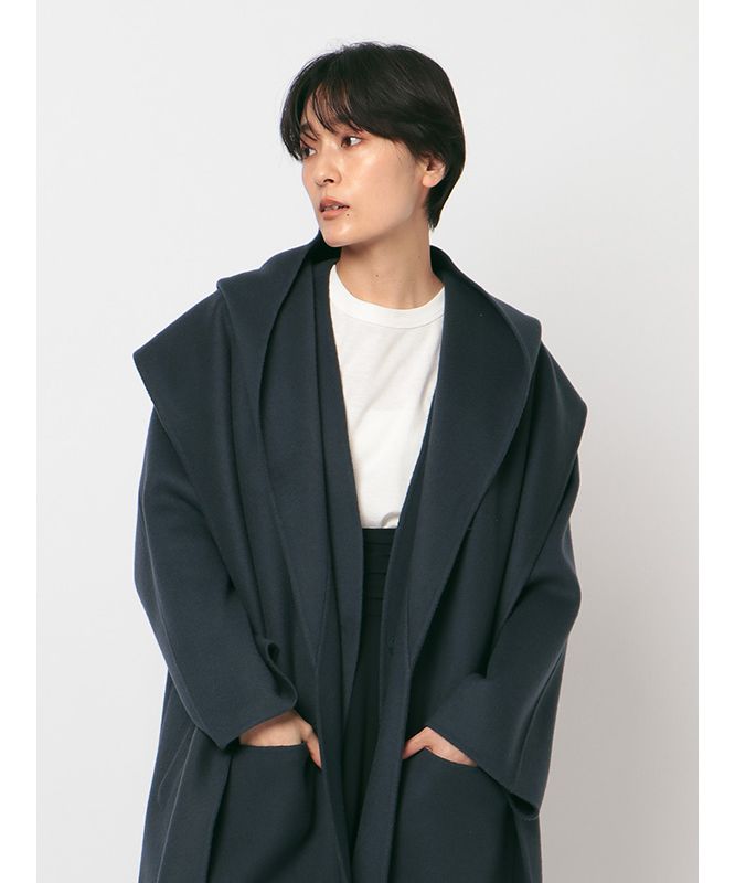 セール 40%OFF】フーディーストールリバーコート(504160619) | エトレ