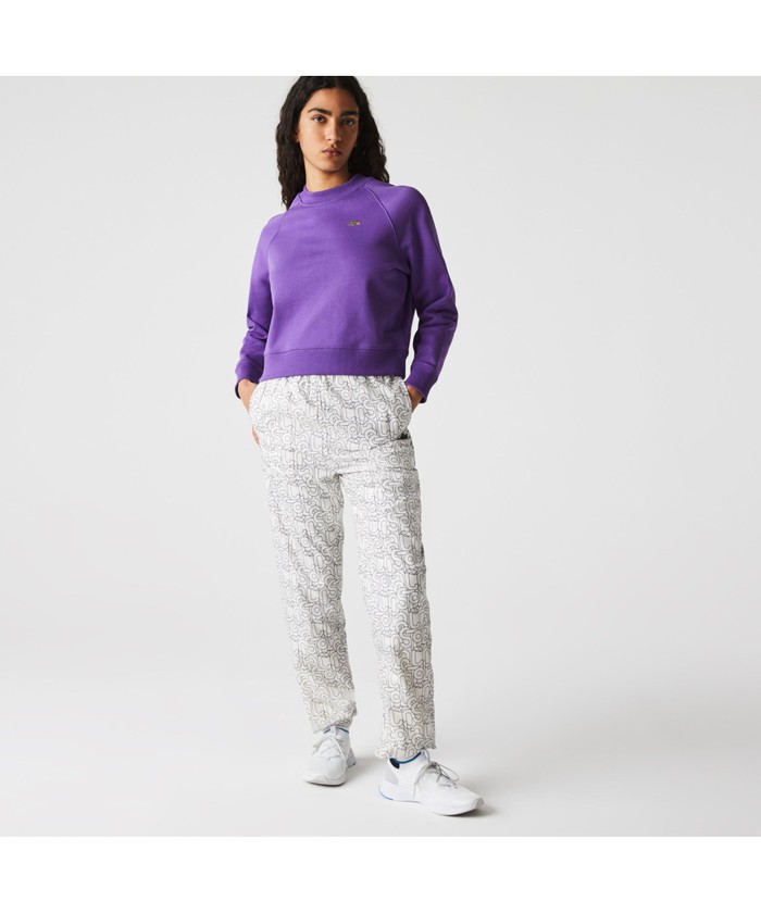 セール】ラコステ LACOSTE LACOSTE L!VEメタルバッジクルー