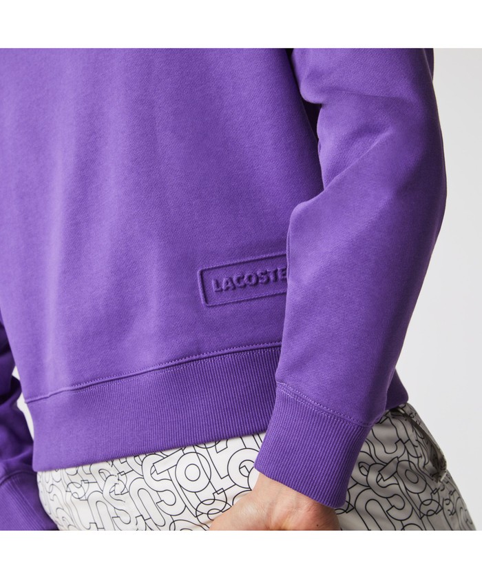 セール】ラコステ LACOSTE LACOSTE L!VEメタルバッジクルー
