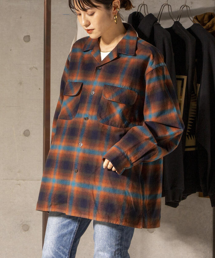 クーポン】【PENDLETON/ペンドルトン】オープンカラー チェック クーポン】【PENDLETON/ペンドルトン】オープンカラー チェック