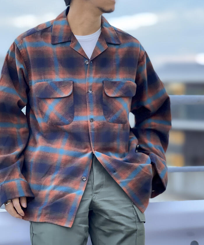 PENDLETON　ペンドルトン　ピンクパープル　チェックシャツ　ボタンダウン