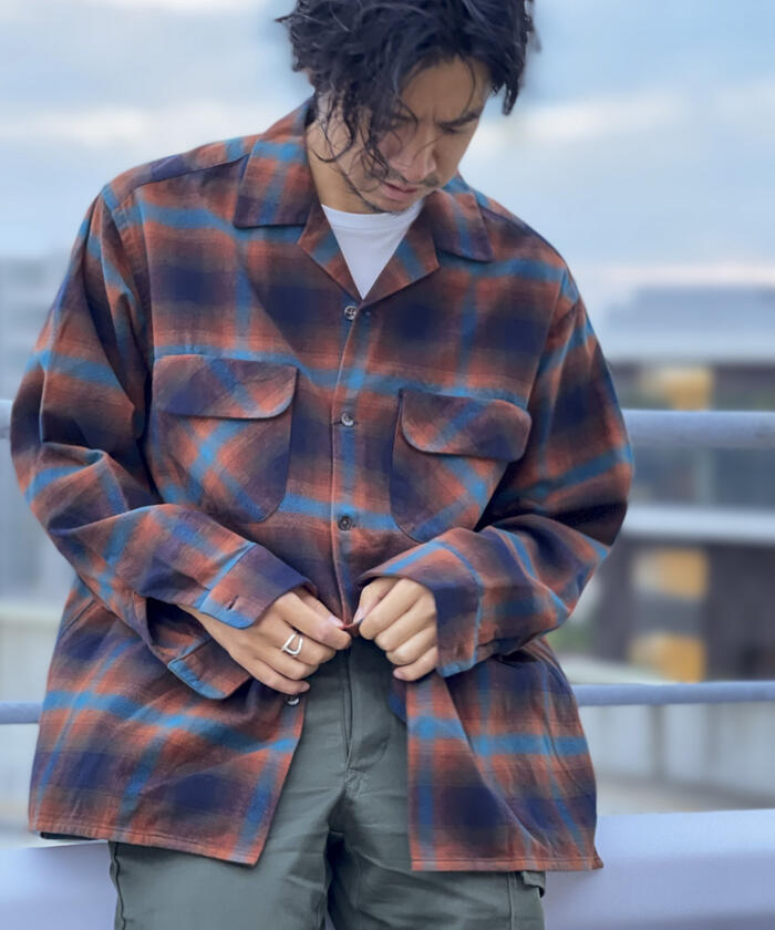 PENDLETON　ペンドルトン　ピンクパープル　チェックシャツ　ボタンダウン