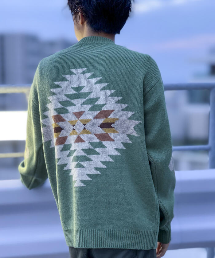 PENDLETON ペンドルトン ニット セーター タートルネック 緑 グリーン ...