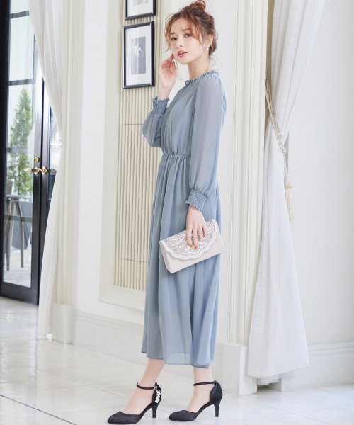 セール10 Off 結婚式 ワンピース パーティードレス シンプル M L ゆったり 無地 マタニティ 妊婦 産前 産後 体型カバー ウエストゴム ミモレ丈 長袖 袖あり オケージ ニアナ Niana D Fashion セール10 Off 結婚式 ワンピース パーティードレス シンプル M L ゆったり 無地 マタニティ 妊婦 産前 産後 体型カバー ウエストゴム ミモレ丈 長袖 袖あり オケージ ニアナ Niana D Fashion