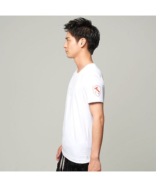 Viola Puレザー貼付けクルーネック半袖ストレッチtシャツ ヴィオラ ビオラ Tシャツ メンズ 半袖 トップス インナー カットソー クルーネック ロゴ プ ヴィオラ Viola D Fashion