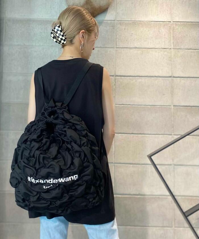 ALEXANDER WANG/アレキサンダーワン/RUCHED BACKPACK/シャーリング ...