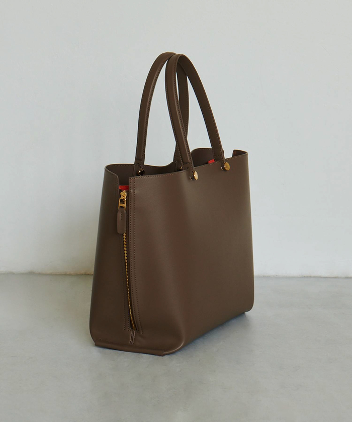 E'POR】【A4対応】 Y BAG Wideサイドジップ横型トートバッグ E'POR】【A4対応】 Y BAG Wideサイドジップ横型トートバッグ