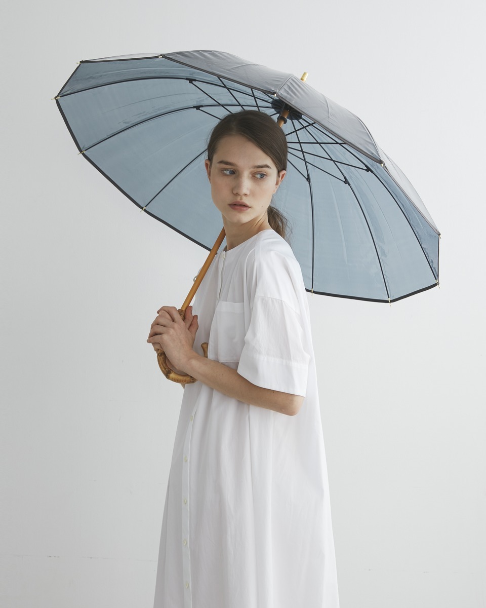 トラディショナルウェザーウェア CLEAR UMBRELLA BAMBOO 美品 CLEAR UMBRELLA BAMBOO LITE クリア アンブレラ バンブー ライト