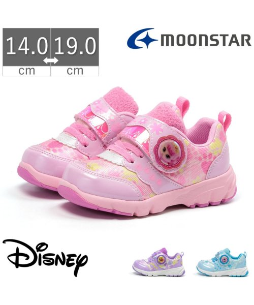 キッズ ムーンスター Moonstar スニーカー ディズニー Disney 運動靴 ウィスカーヘイブン ベルクロ Tkhs Dnc1285 ムーンスター Moonstar D Fashion