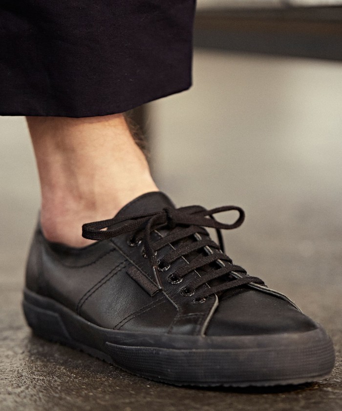 セール】【別注】SUPERGA×TOMORROWLAND 2750 レザースニーカー