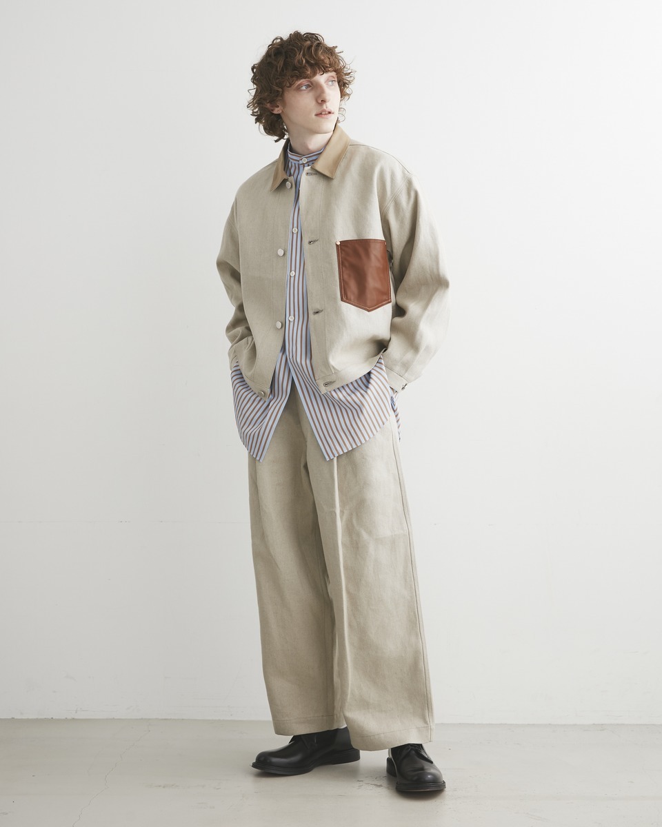パンツ traditional weather wear UNIONSLACKS102D UNIONSLACKS 102D DENIM ユニオンスラック 102D｜インディゴ×金