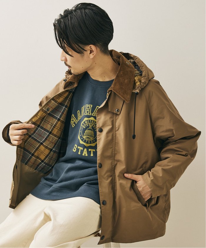 EDIFICE BARBOUR / バブアーTRANSPORT HOODED定価53900