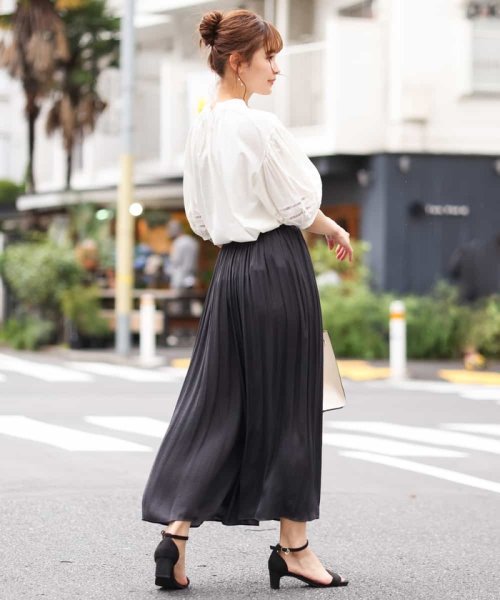 セール 洗濯機で洗える ギャザースカンツ アー ヴェ ヴェ A V V D Fashion