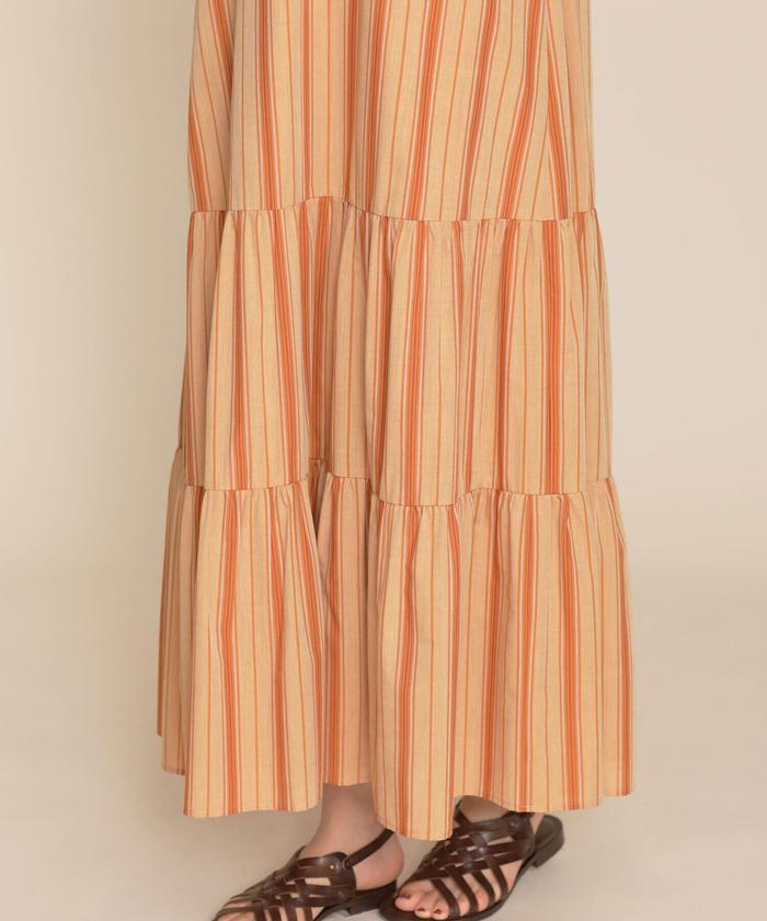 セール 40%OFF】バックオープンティアードワンピース