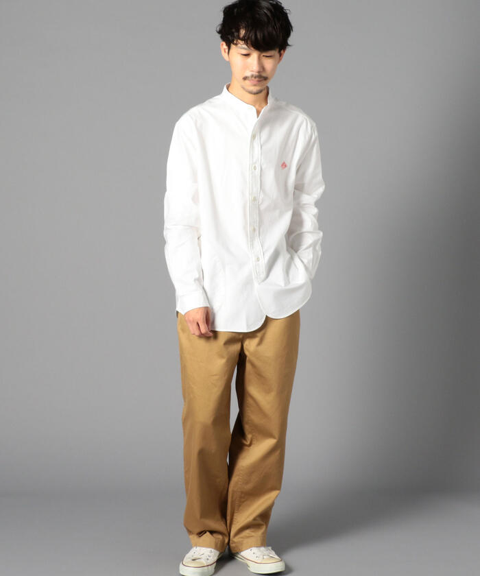 DANTON/ダントン】バンドカラーオックスシャツ#JD－3606