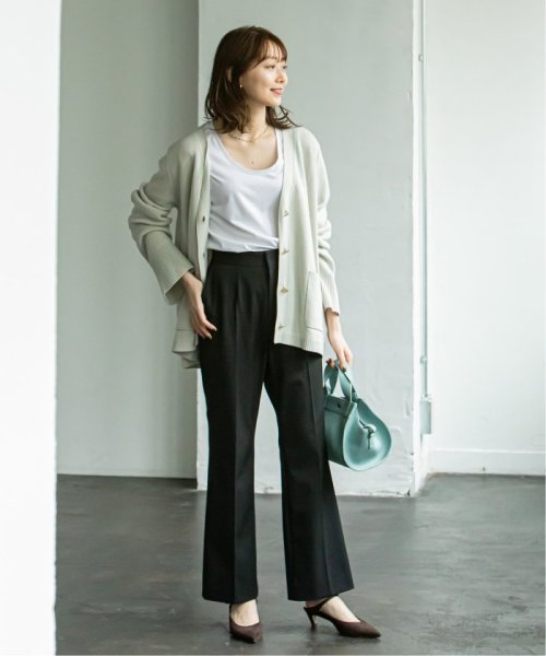 2WAYストレッチクロップドストレートパンツ◆