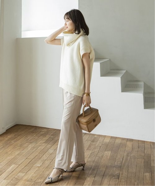 2WAYストレッチクロップドストレートパンツ◆