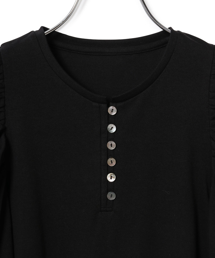 セール 20%OFF】フロントボタンパフスリーブTEE(504179317