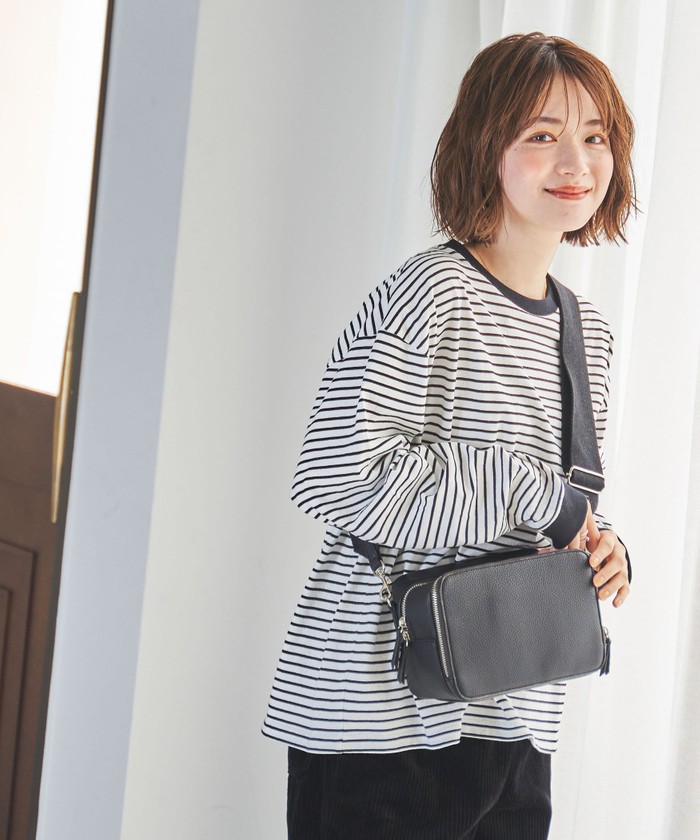 セール 20%OFF】ボックスワイドショルダーバッグ(504184838