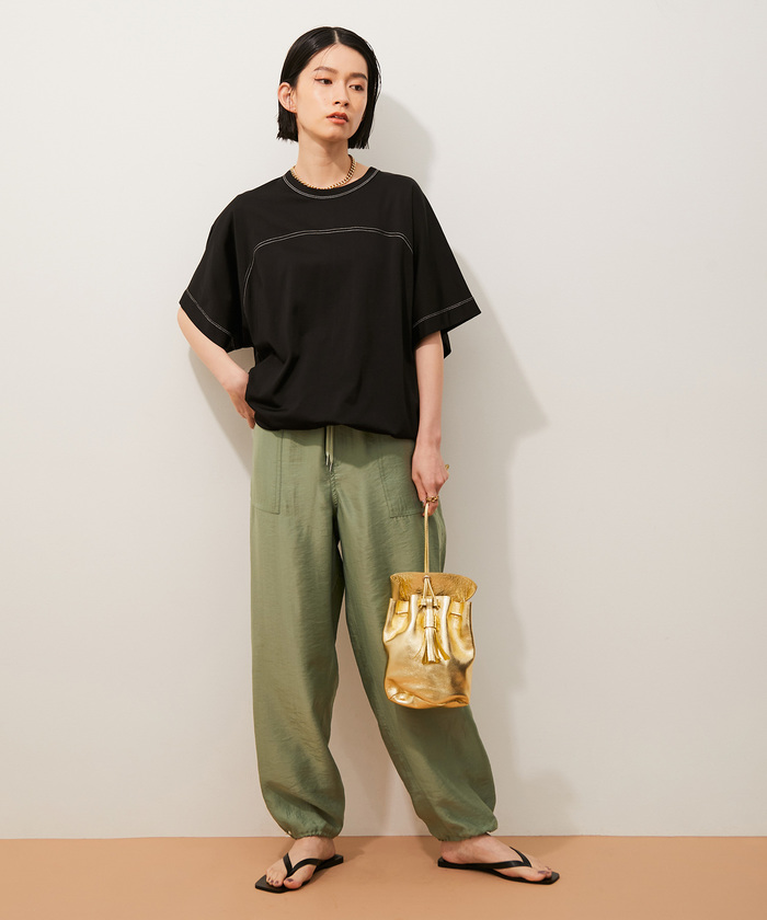 アダムエロペ　adam et rope　　ナイロンイージドロストパンツ ナイロンイージドロストパンツ(505388047) | アダム エ ロペ