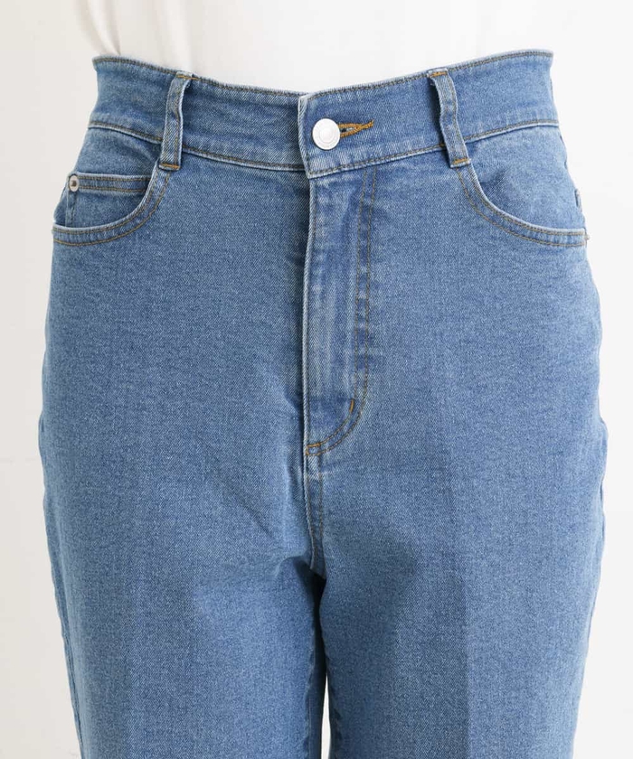 センタープレステーパードデニムパンツ♡新品タグ付き デニムセンタープレスパンツ(A0841FP226)｜THIRD MAGAZINE