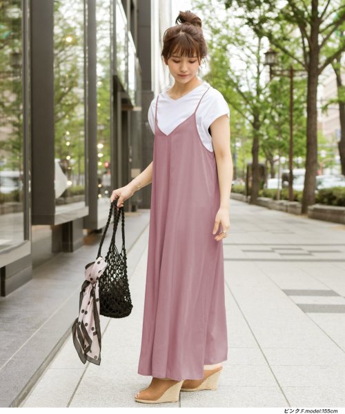 セール ロングキャミワンピース キャミワンピース フレアキャミワンピース ロングキャミワンピ マキシ丈 ノースリーブ トレンドカラー アドティエ Ad Thie D Fashion セール ロングキャミワンピース キャミワンピース フレアキャミワンピース ロングキャミワンピ マキシ丈 ノースリーブ トレンドカラー アドティエ Ad Thie D Fashion