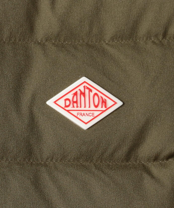 DANTON フード付き　ダウンジャケット　 オリーブ クーポン】【DANTON/ダントン】ミドルフード ダウンジャケット