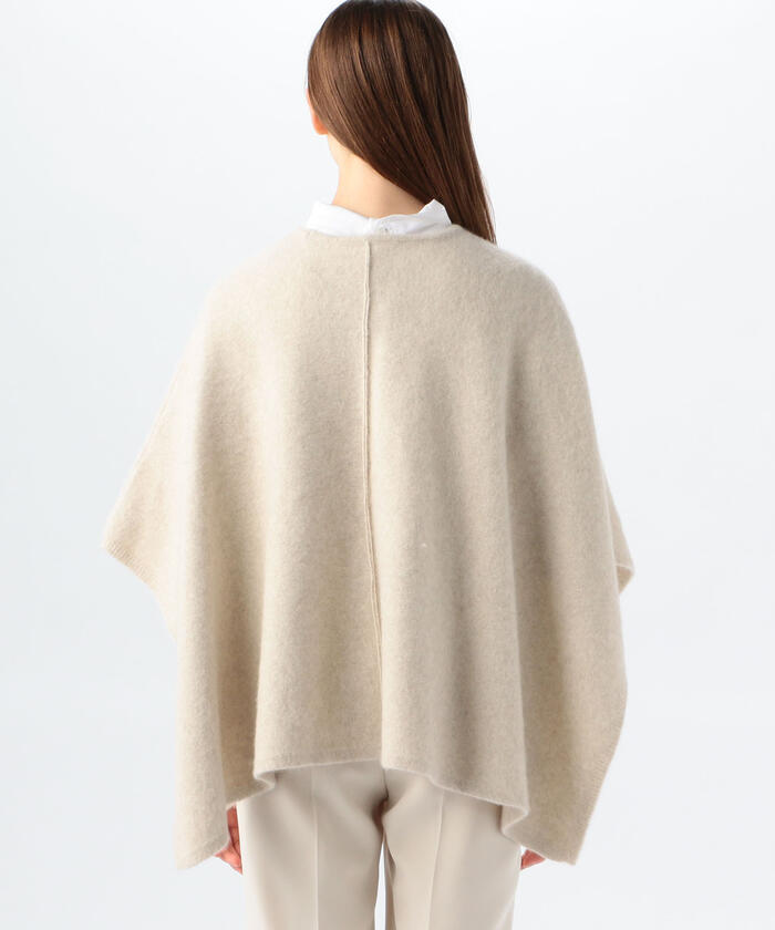 美品】デプレ DES PRES ブルーフォックス ポンチョ ニット