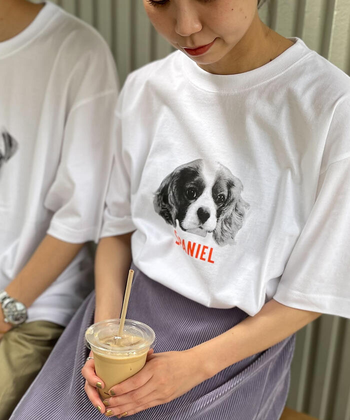 新柄追加】DOG&CAT 犬猫プリントTシャツ(504107741) | GLOSTER
