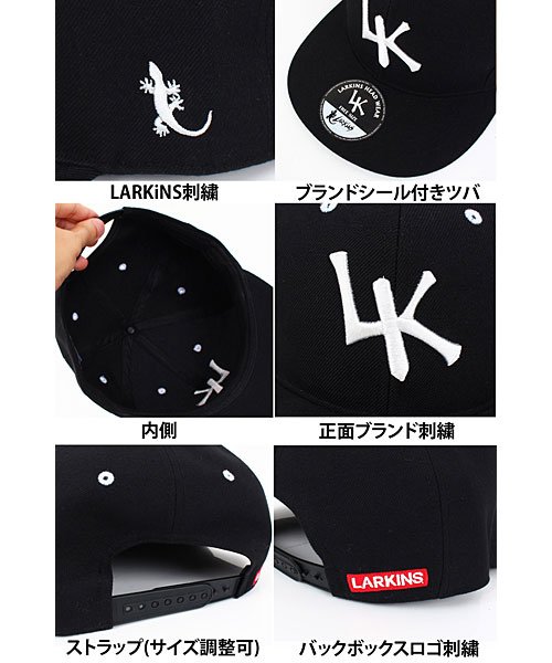 セール ラーキンス Larkins 刺繍 キャップ メンズ 帽子 ベースボールキャップ トップイズム Topism D Fashion セール ラーキンス Larkins 刺繍 キャップ メンズ 帽子 ベースボールキャップ トップイズム Topism D Fashion