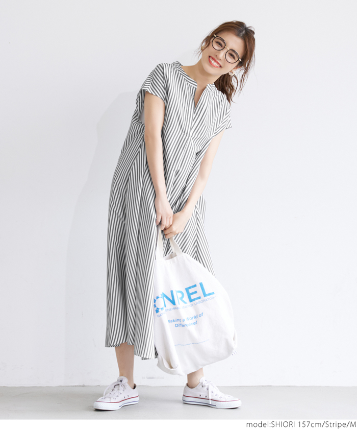 専用　ストライプ 半袖シャツワンピース クーポン】【セール 26%OFF】ストライプスキッパーシャツ