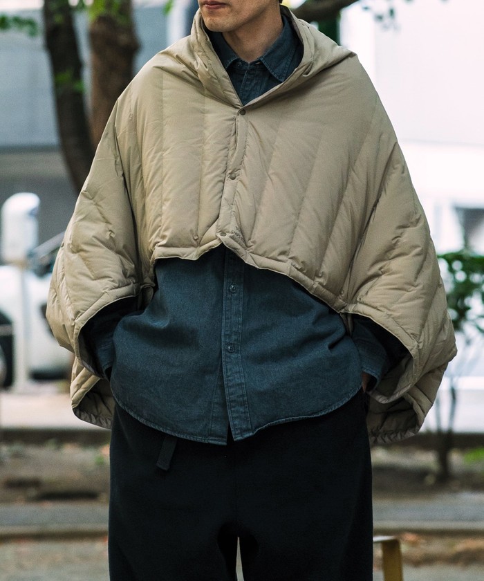 ダウンポンチョ再入荷！ | TAION INNER DOWN OFFICIAL（タイオン