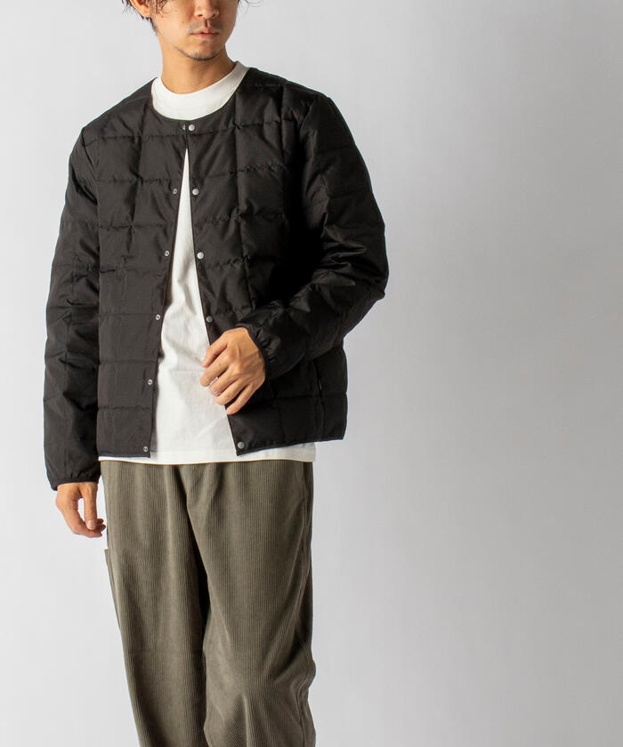 クーポン】【TAION/タイオン】別注 DOWN JACKET インナーダウン
