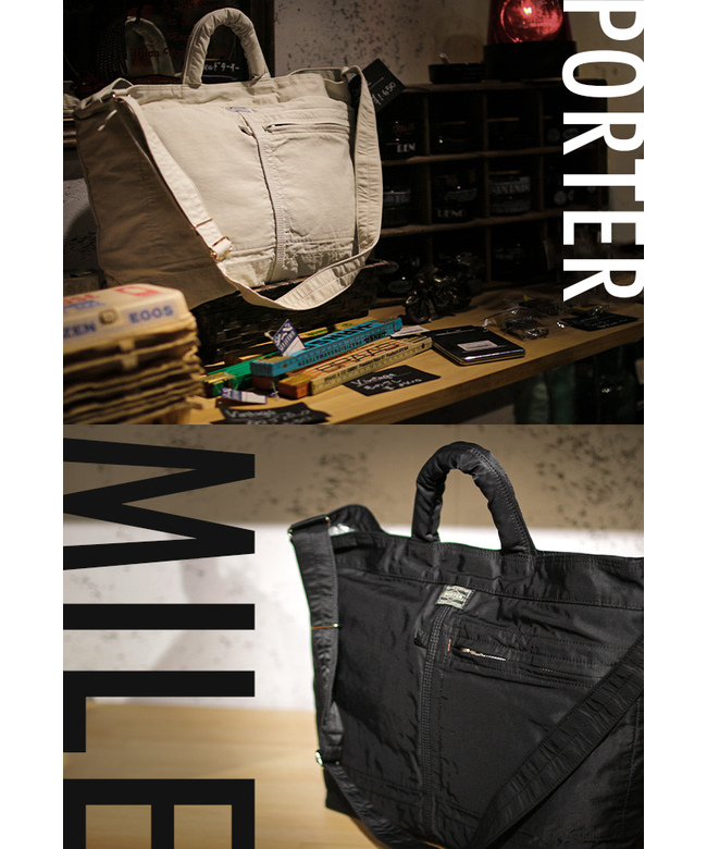 ポーター PORTER ポーター マイル 2WAYトートバッグ(S) 754ー