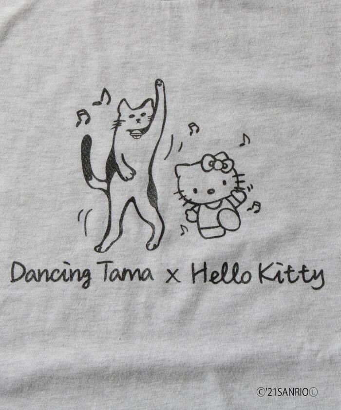 クーポン】【Kitty&Tama】ハローキティ&ダンシングタマ Tシャツ