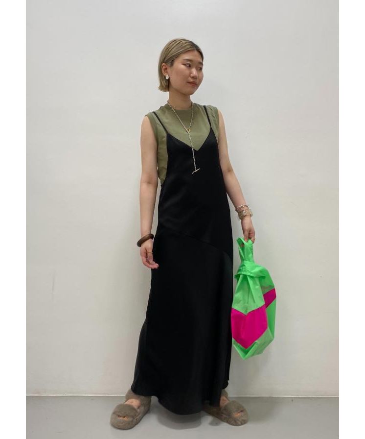 セール 70%OFF】トリアセサテンキャミワンピース(504023829 セール 70%OFF】トリアセサテンキャミワンピース(504023829
