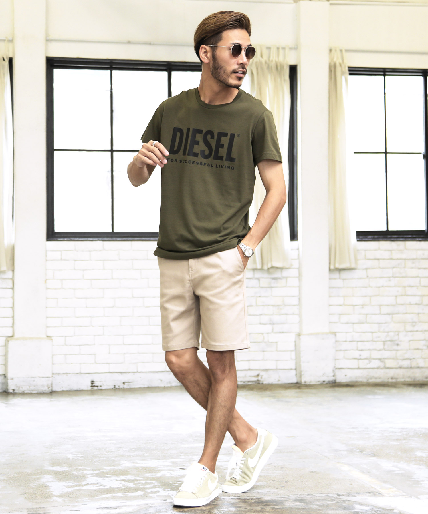 DIESEL(ディーゼル) T－Diego－Logo T－shirt / ブランド Tシャツ