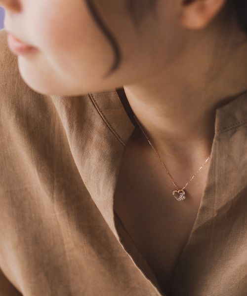 ヨンドシー 4℃ 【オータム限定】K10ピンクゴールド ネックレス
