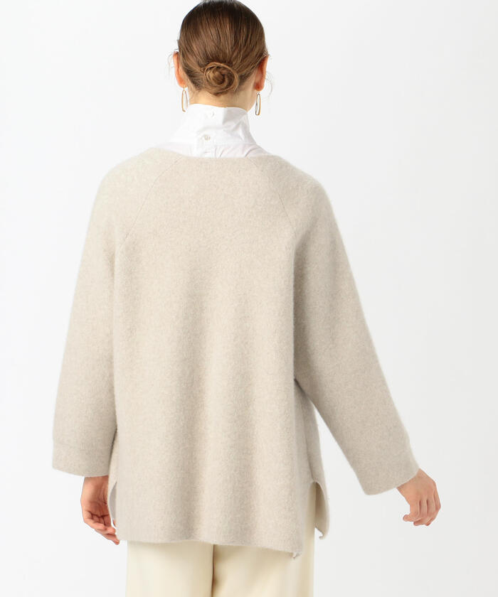 セール 30%OFF】ダブルフェイスフォックス Vネックカーディガン セール 30%OFF】ダブルフェイスフォックス Vネックカーディガン