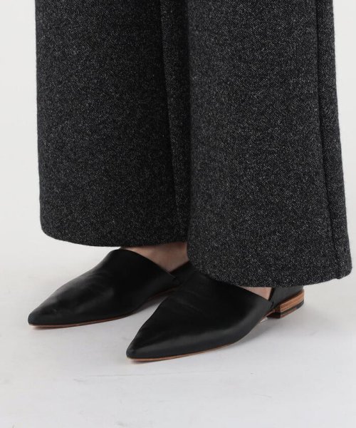 ヘリンボーンバック ワイドパンツ