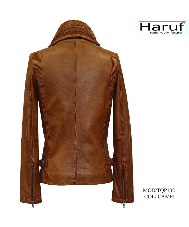 ハルフ Haruf レザージャケット ライダースジャケット 革ジャン