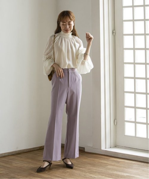 2WAYストレッチクロップドストレートパンツ◆