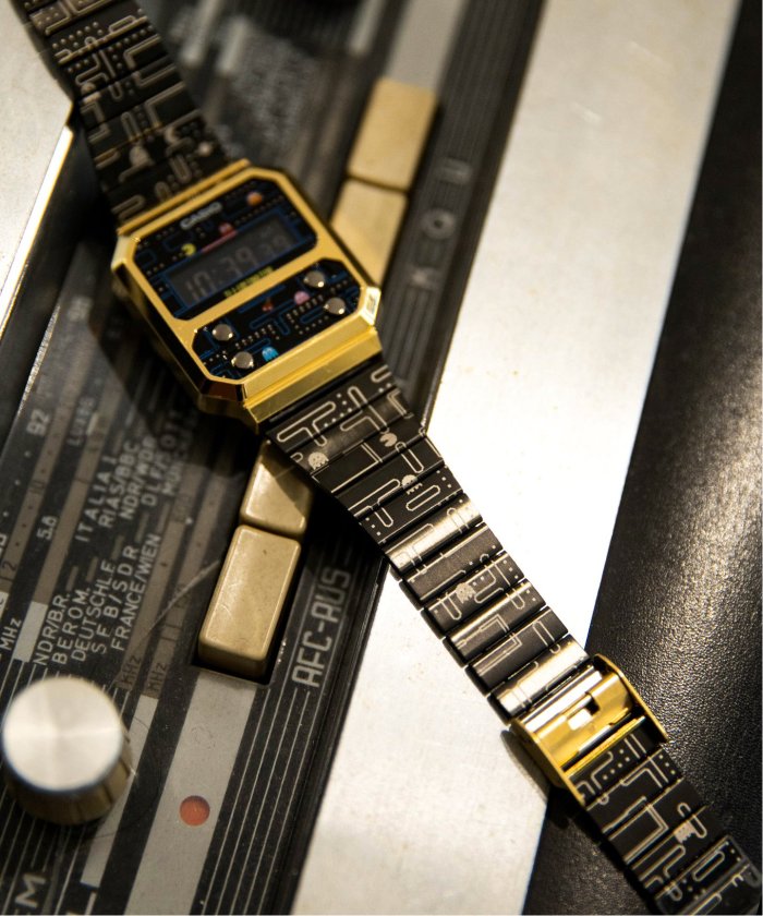 WEB限定》【CASIO/カシオ 】 A100WEPC-1BJR PAC-MAN(504215899