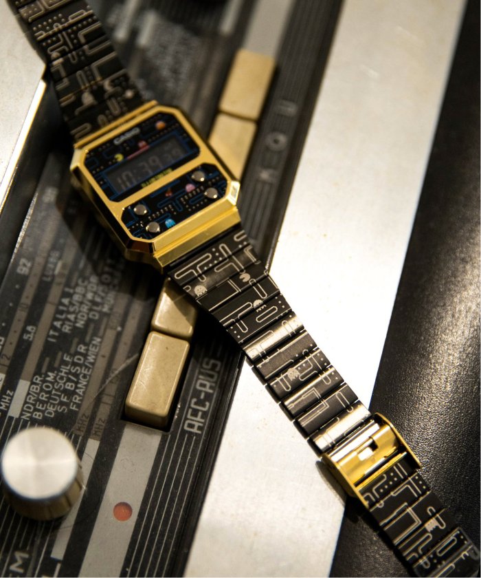 WEB限定》【CASIO/カシオ 】 A100WEPC－1BJR PAC－MAN(504215899