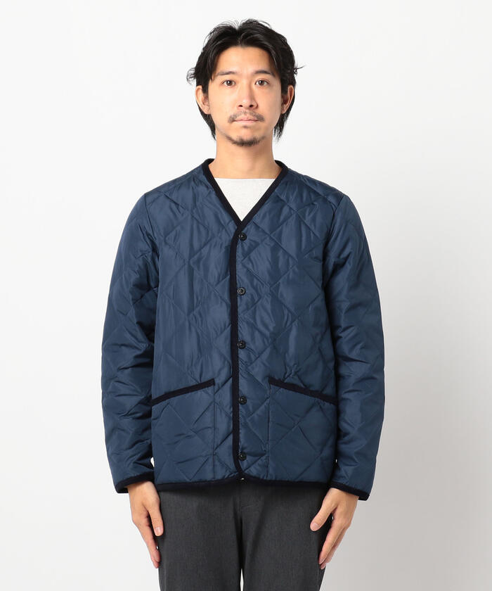 TAION/タイオン】PIPING V NECK DOWN CARDIGAN #TAION-101C1