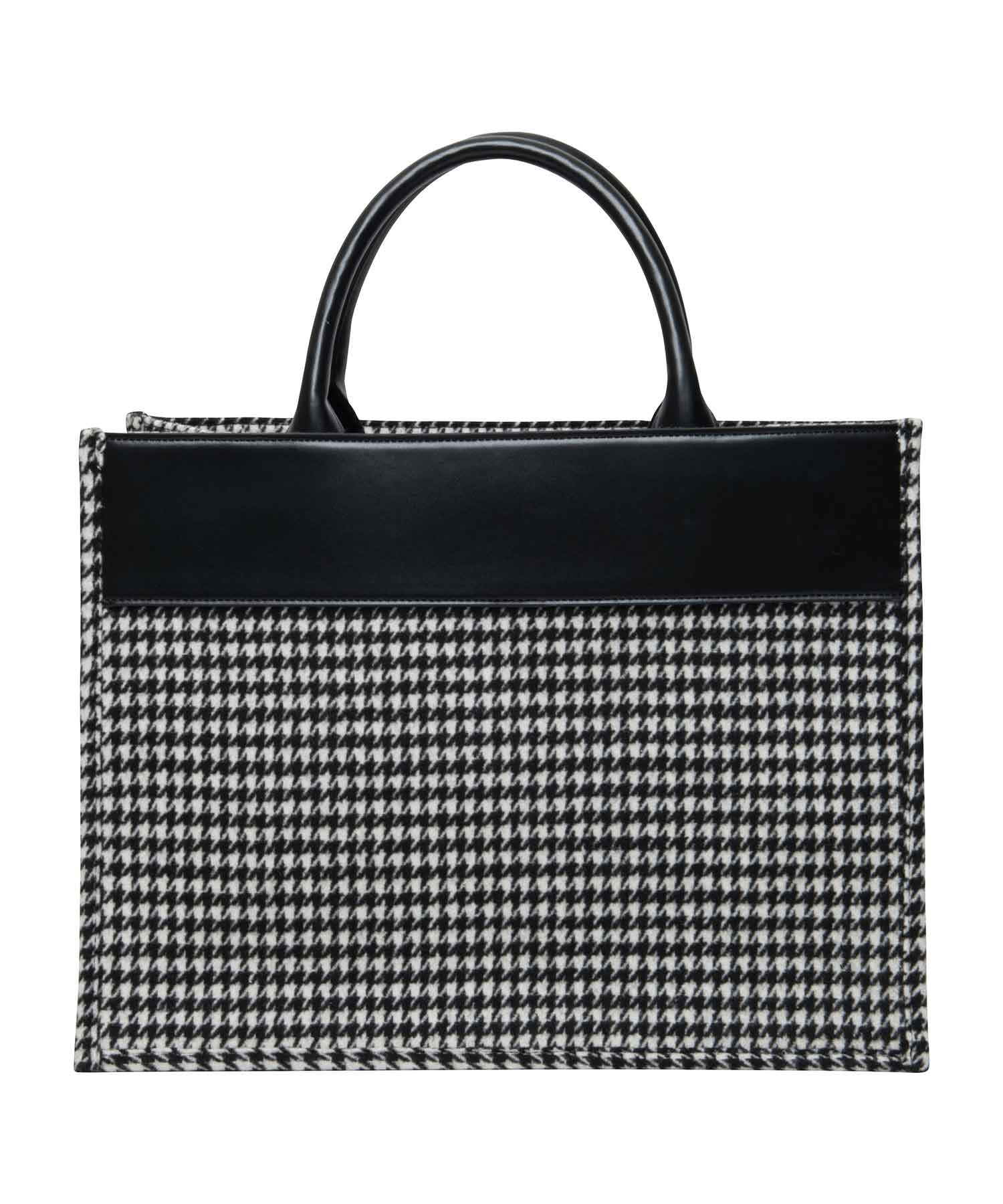 千鳥柄ビッグトートバッグ(504205951) | コエル(COEL) - d fashion 千鳥柄ビッグトートバッグ(504205951) | コエル(COEL) - d fashion