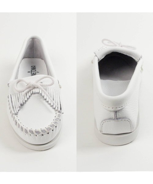 Minnetonka ミネトンカ スムースレザー モカシンシューズ Kilty Unbeaded ミネトンカ Minnetonka D Fashion