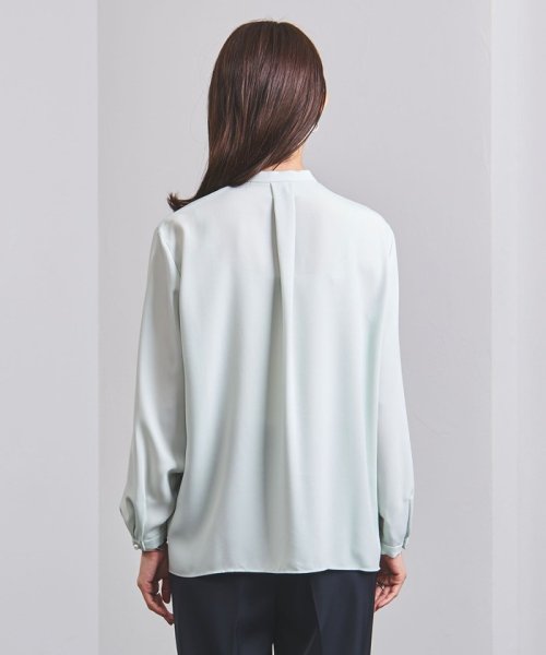 ＜UNITED ARROWS＞PL/BTN タック ブラウス B †