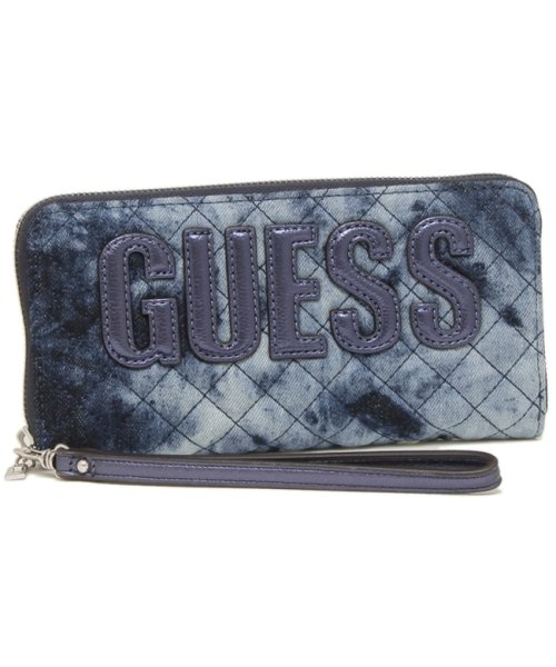 セール ゲス 財布 長財布 メンズ レディース Guess Dl Den ブルー ゲス Guess D Fashion