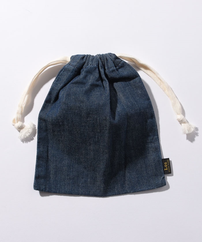 New Manual DENIM BAG デニム巾着バッグ NEW MANUAL 別注 DENIM BAG《巾着バッグ》 - メルカリ